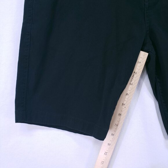 Volcom Black Y2K Punk Rock Skater Boy Chino Shorts Size 33 with Pockets - Picture 4 of 14